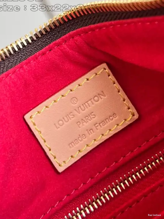 Cheap VUITTON PM-33*22*9CM LOUIS Slouchy 0515